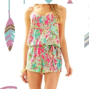 Lilly Pulitzer pink romper